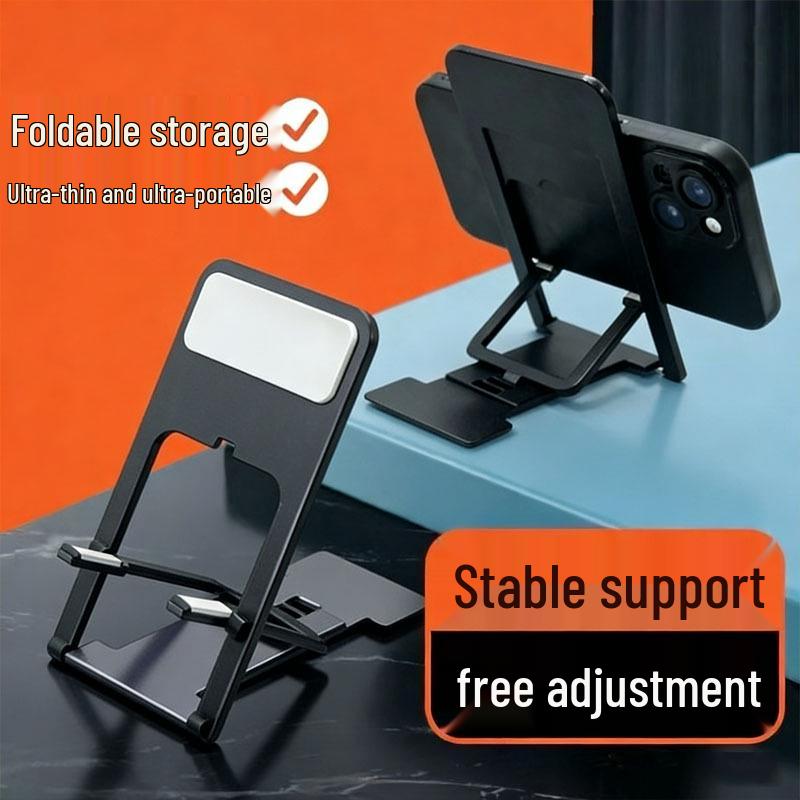 Adjustable Folding Phone & Tablet Stand for Dorms and Home Use