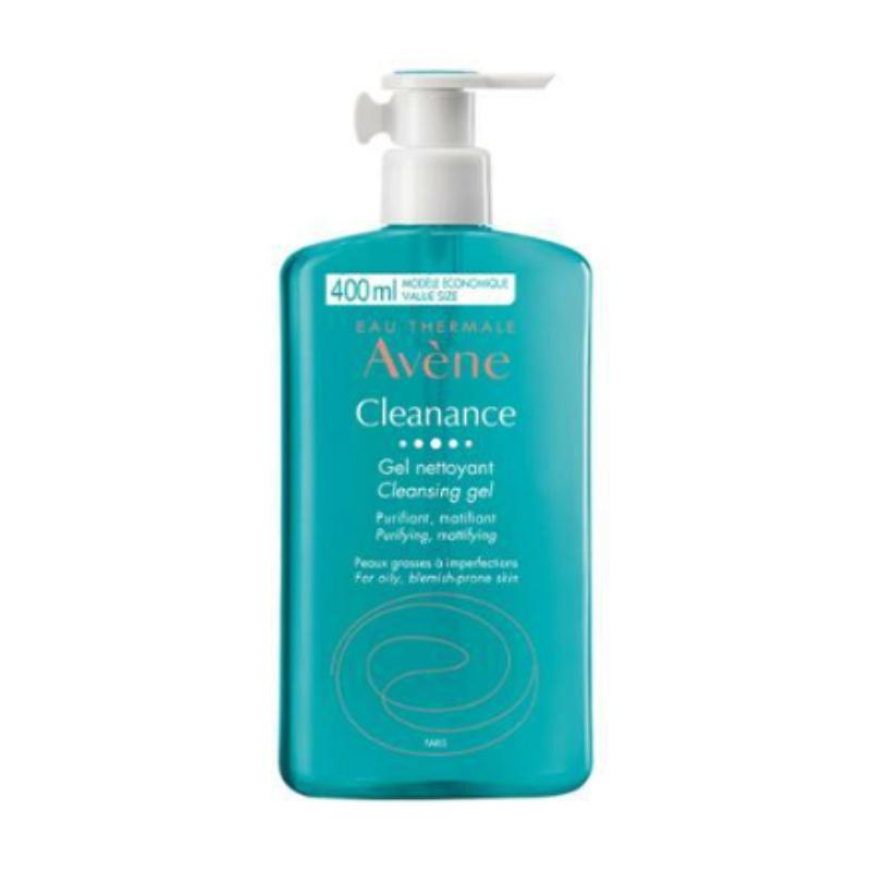 Avène Cleanance Cleansing Gel 400ml *Pore Control *Mild Acidic Cleanser