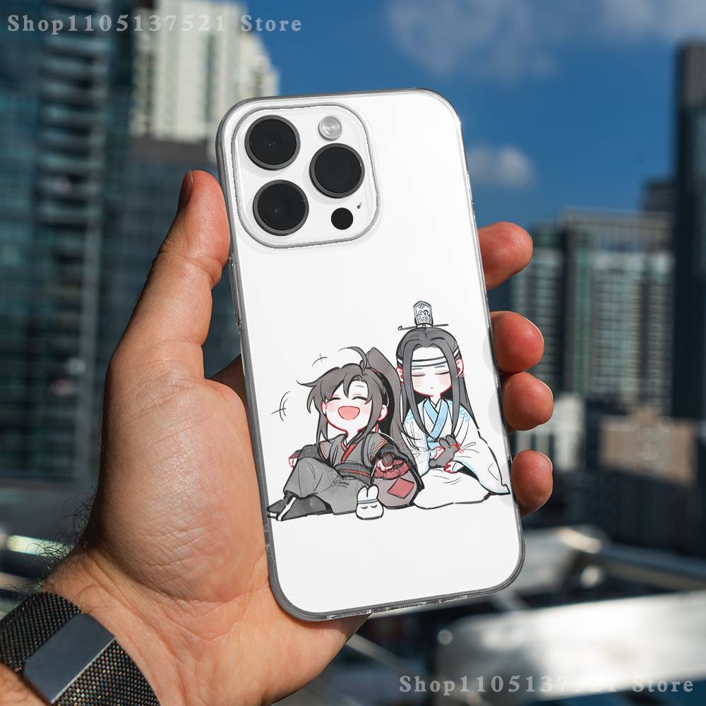 Grandmaster D-Demonic Cultivation Phone Case iPhone 17,16,15,14,13,12,11 Pro,Max,Plus,X,XS,XR,SE4,E Mini Transparent Soft Cover