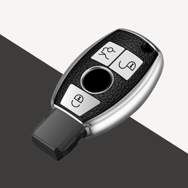 Suitable for Citroen C1 C2 C4 C6 C3-XR Picasso Grand DS3 DS5 car keys, zinc alloy leather car remote key set key protector