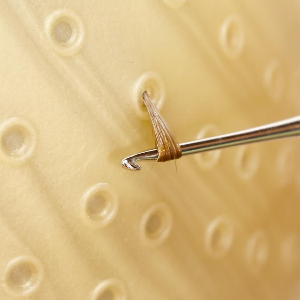 Reusable Hair Coloring Cap Silicone Hair Dye Hat  with Needle Highlighting Dye Cap  Salon