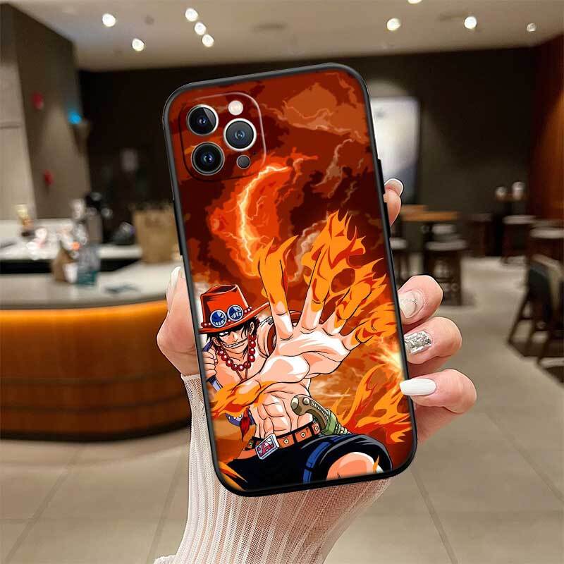 One Piece ACE Phone Case for Samsung S20 S21 S21S S22 S23 S24 FE Ultra Plus Lite F06 F16 M06 M16 M56 A07 A17 A36 A37 A55 A57