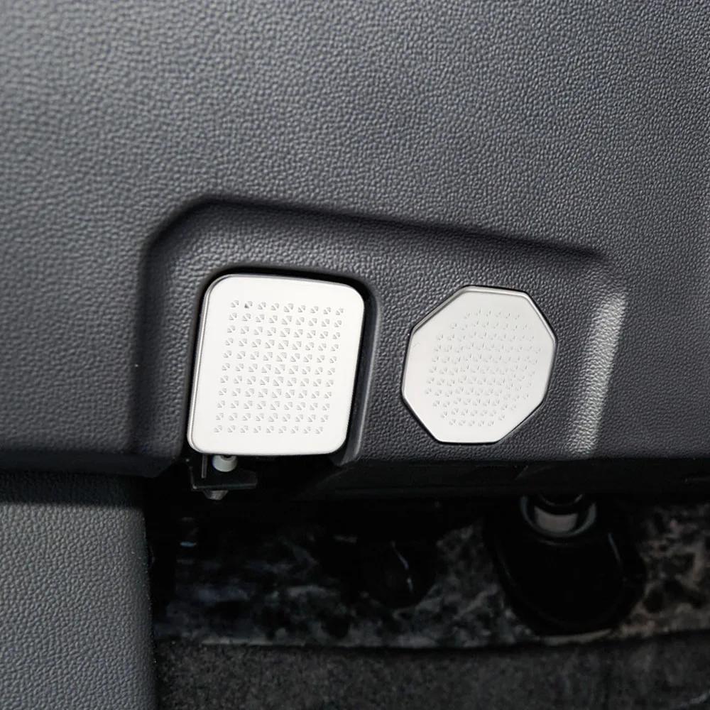 For MG4 EV MG 4 ELECTRIC 2025 2025 2025 Horn Speaker Cover Dust Trim Under Steering Wheel Sticker Mouldings Inner Accessories