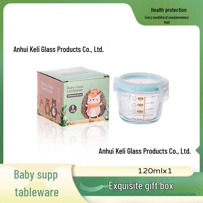Abay Baby Glass Food Storage Box
