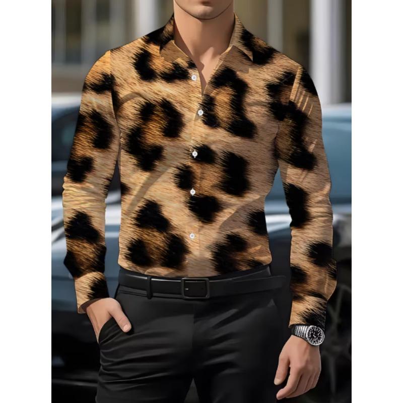 Men Daily Long Sleeve Button Shirt