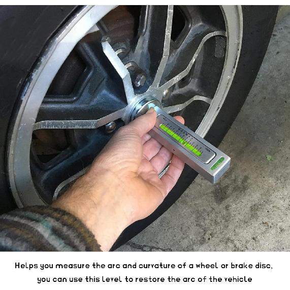 Adjustable Magnetic Gauge Tool, Automotive Camber Castor Strut Wheel Alignment Tools, Universal Camber Gauge, Vehicle Tire Repair Accessories For