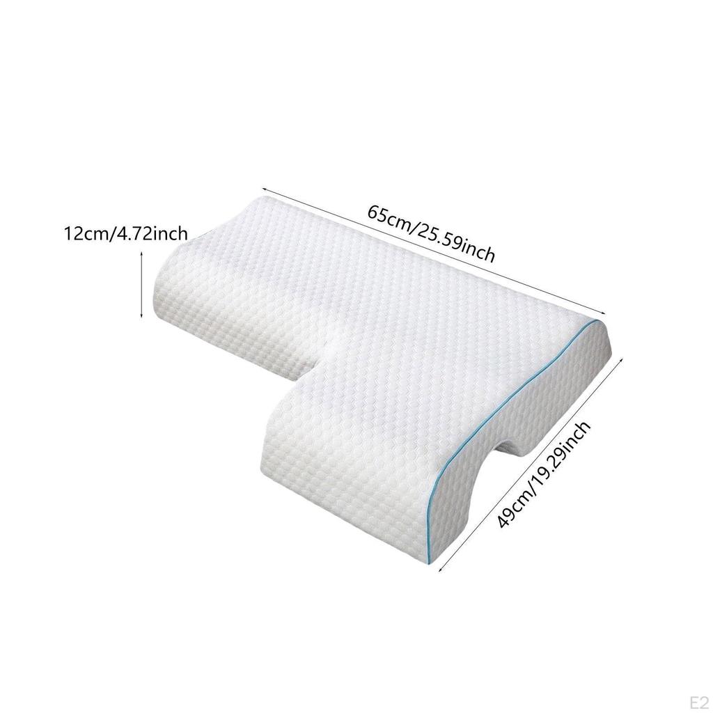 Couples Pillow Hug The Arched of Light Sleep with Memory Foam for Hole