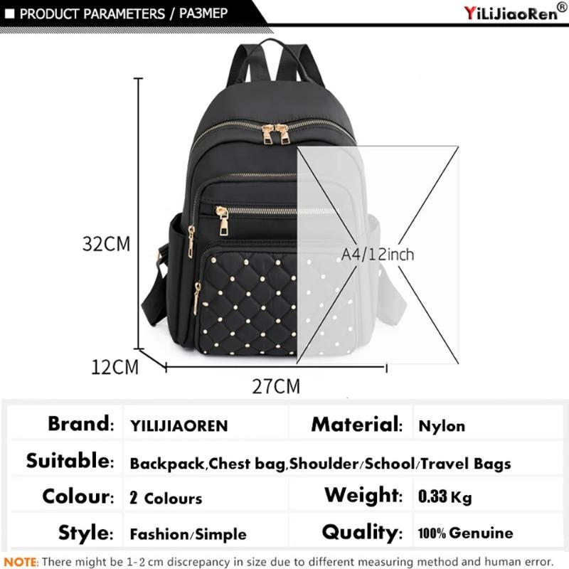 Mode Bagpack Frauen Hohe Qualität Nylon Rucksäcke Weibliche Große Reise Rucksack Große Schule Taschen für Teenager Mädchen Schulter Tasche