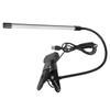 USB Powered LED Table Light Black Desk Lamp Eye-Caring Clip-On LED Light  Manicure