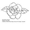 Women Brooch Hollow Rose Flower Design Polished Finish Brooch Pin Dress Coat Sweater Badge Versatile Fashion Accessory