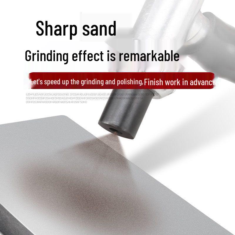 Sandblasting Machine with Brown/White Corundum, Glass Beads, and Emery for Abrasive Sand Use