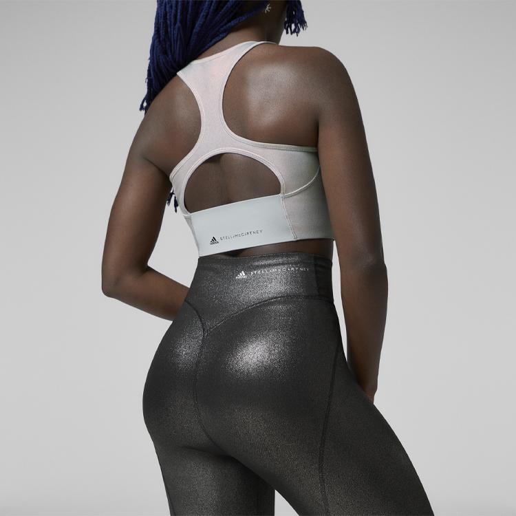 Adidas Tight Fitness Sports Long Pants Women Bottoms Black Silver GU1581