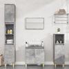 VidaXL Bathroom Furniture Set 3 Pcs Concrete Grey 3185585