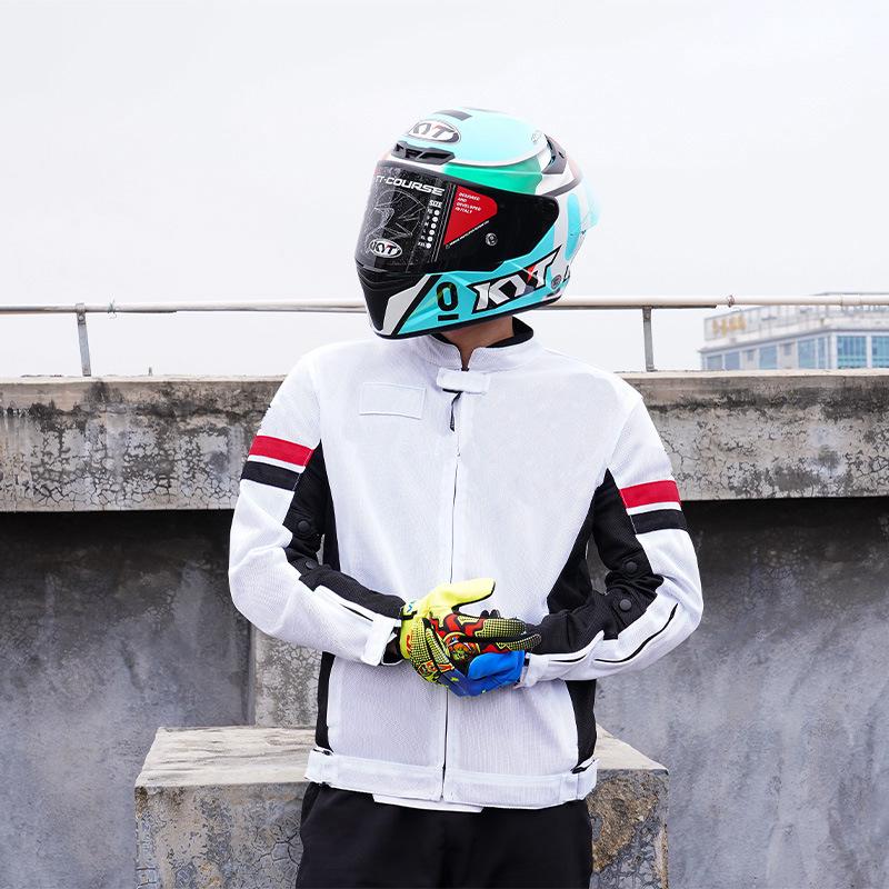 Men's Off-road Mesh Knight Suit: Protective Racing & Downhill Motorcycle Gear for Summer.