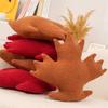 Maple Leaf Pillow Artificial Plants Leaves Soft Stuffed Plush Hugging Pillow Home Sofa Cushion Harvest Festival Warm Birthday