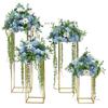 Geometric Iron Art Wedding Flower Ornaments for Venue Decoration