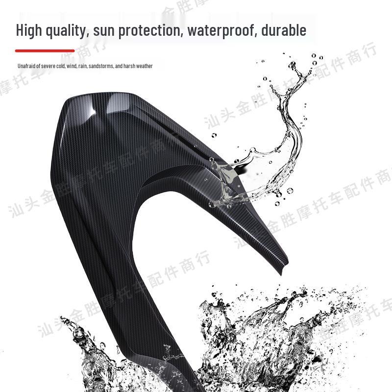 PCX160 Rear Luggage Rack Cover, Carbon Fiber Texture, ABS Material, Premium Motorcycle Accessory