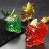 3 Stück Totenkopf Cocktailgläser Personalisierte Bar-Gläser Gemischte Wein-Trinkgläser Kreativer Smoothie-Fruchtsaftbecher Kaffeetasse