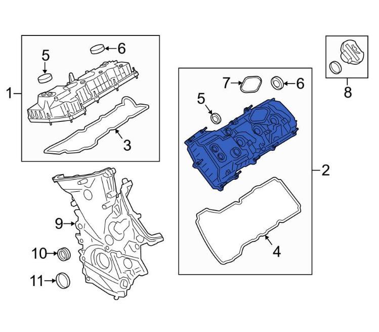 Valve Cover for Ford F150, Expedition, Transit 2011-2016 3.5T
