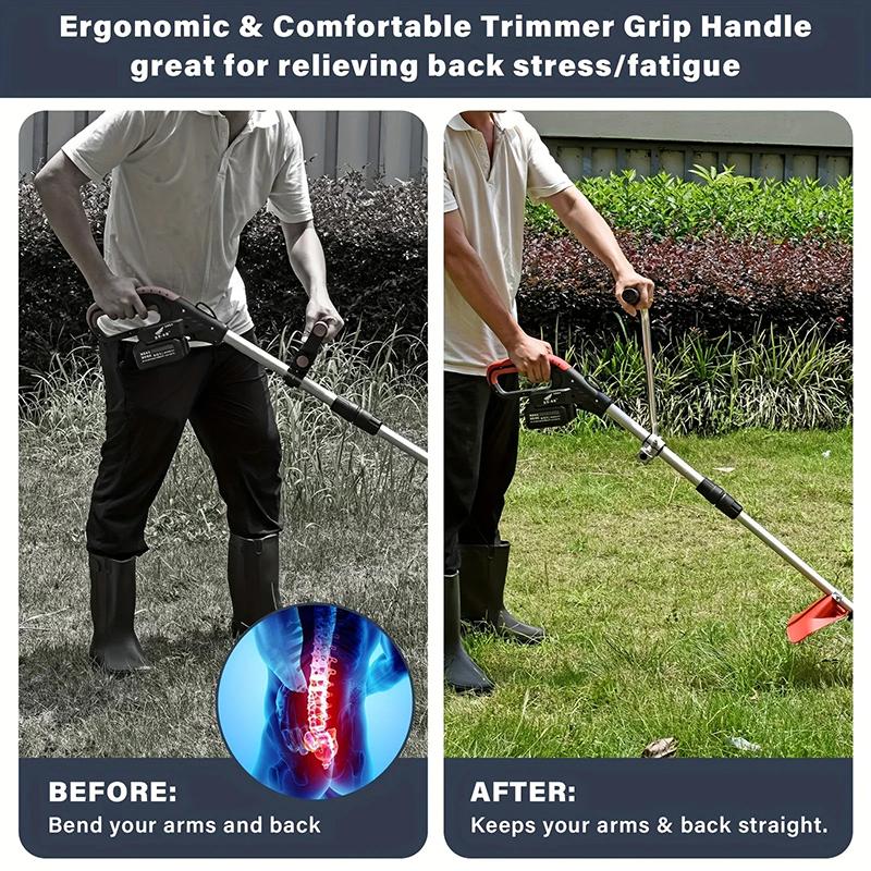 Trimmer Handle - Ergonomic Trimmer Grip Weeder Trimmer Handle Lawn Trimmer Handle For Lawn Care Trimmer Handle For Weed Whacker