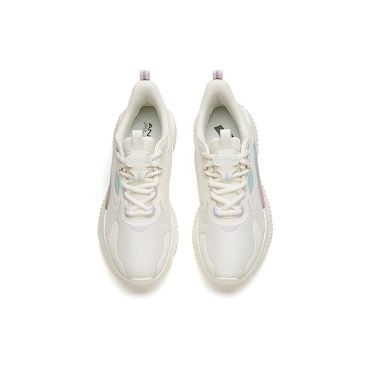 Anta Running Collection Low Top Running Shoes Women's Ivory White 922145556-3