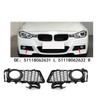 Grille de feux de brouillard compatible avec Série 3 F30 Version Sport 2012-2017, Remplacement de cache antibrouillard pour pare-chocs avant, ABS Durable