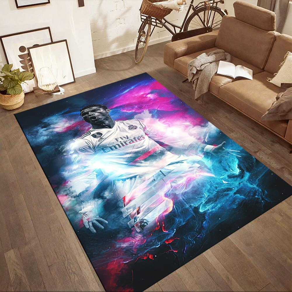 Cristiano Ronaldo Floor Rug Office Rug Design For Hallway Playrooms Bedrooms Entryway Antislip Rug Office Home Decor
