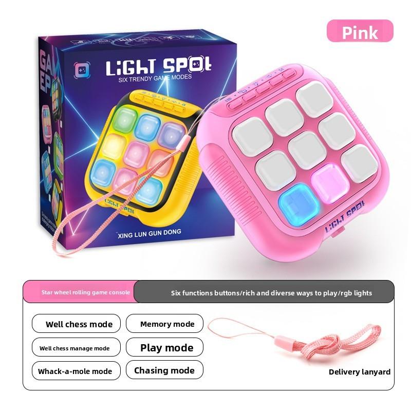 Speed Push Button Game For Kids With Sound Light Abs Material Rechargeable Toy For Boys And Girls