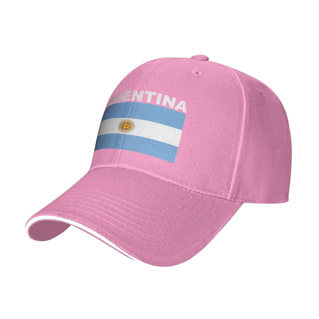 Flaga Argentyny Casualowa Czapka Baseballowa Tenisowa Skate Truckerka Letnia Regulowana Unisex Młodzieżowa DIY Nadruk Czapki Baseballowe