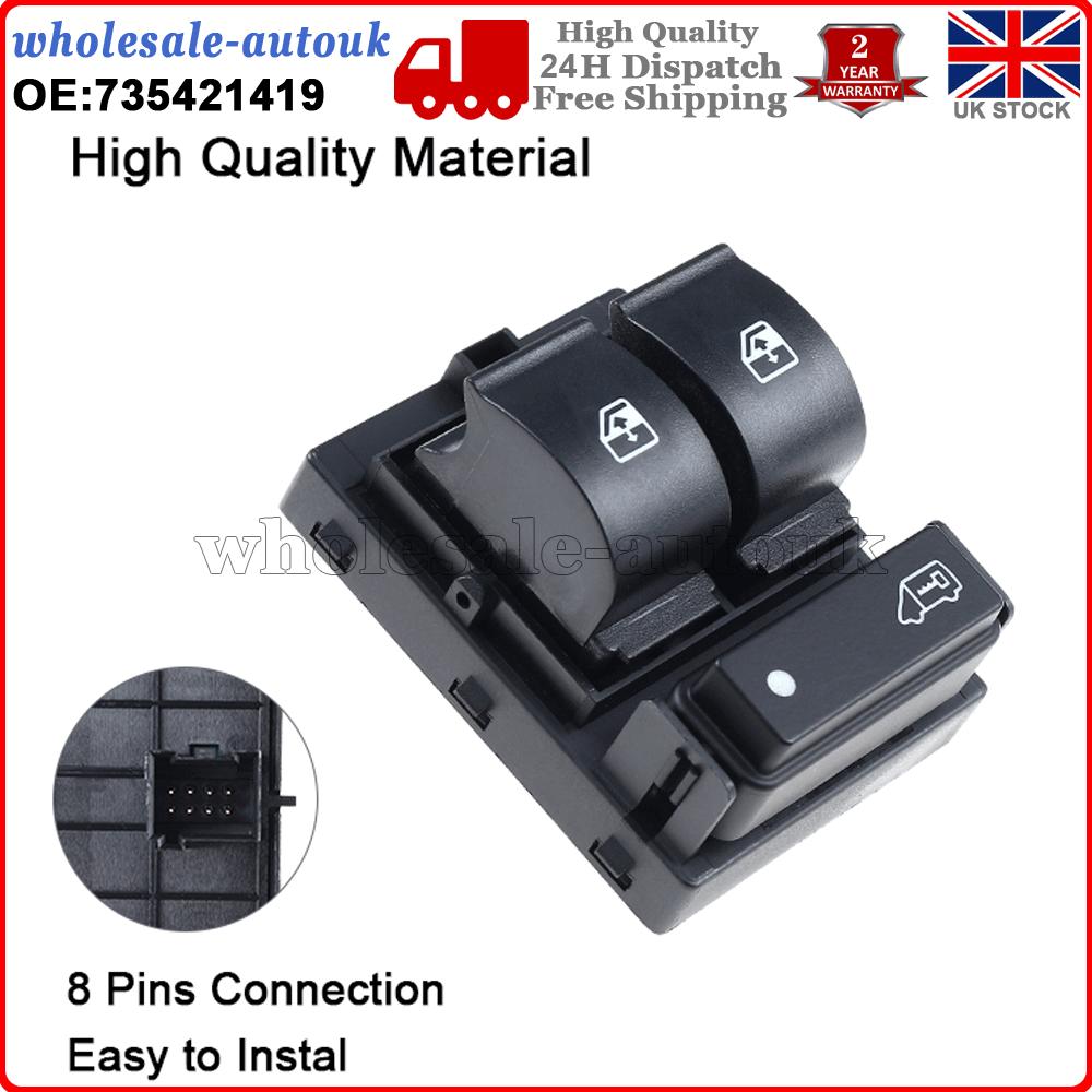 Front Right Electric Power Window Triple Switch Button For Fiat Doblo 735421419