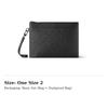 Louis Vuitton Pochette To Go Cow Leather Clutch Regular Men's Black M81570