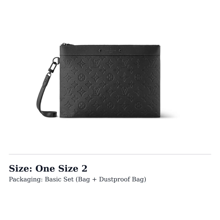 LOUIS VUITTON Pochette To Go Govs