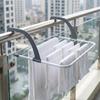 Space Saving Clothes Drying Rack Non-Slip Balcony Drying Rack Foldable Clothes Hanger  Laundry Room