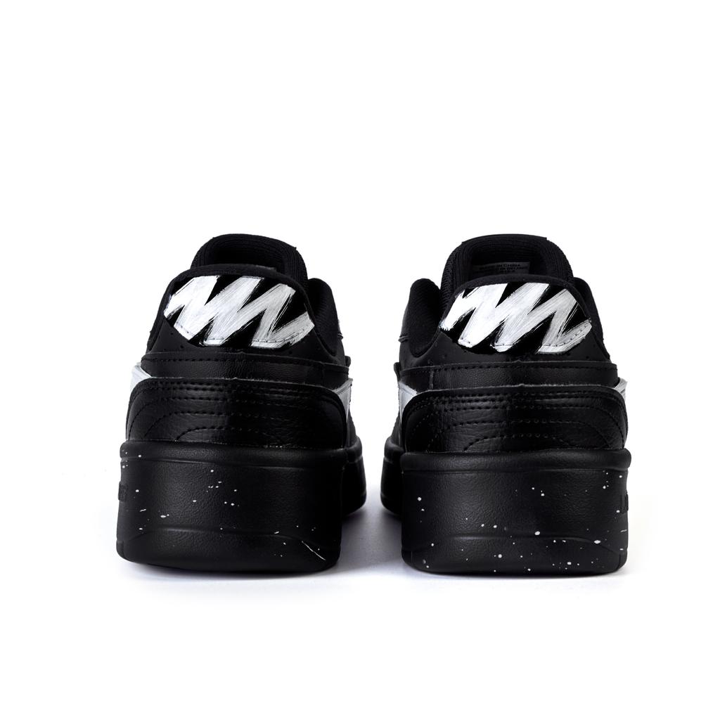 Li Ning Slip Resistant Cushioning Abrasion Resistant Low top Skateboard Shoes Men's Black White AGCU515-5(Team345-)