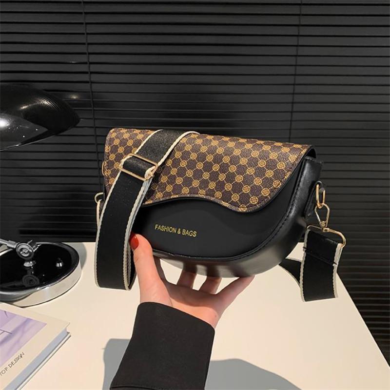 Vintage Leopard Style Crossbody Bag  Small Crossbody Bag  Synthetic Leather Perfect for Outdoor Streetwear and Holiday Gifts