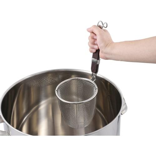 Wahei Freiz Cookware, Strainer, Drainer, for Boiling and Deep-frying Udon, Mido Rose Pattern, Made in Japan, AD-091