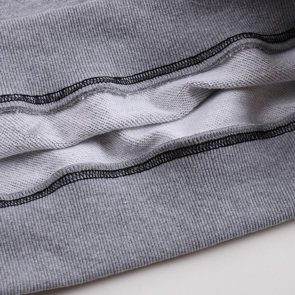 AMI 2025 Autumn and Winter New Letter Embroidery High-quality Cotton Round Neck Hoodie Couple Pullover