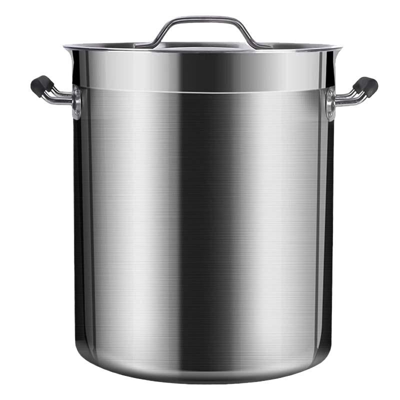 Толстостенный суповой котел и кастрюля для тушения из нержавеющей стали Yingbai с дуршлагом, 20 л