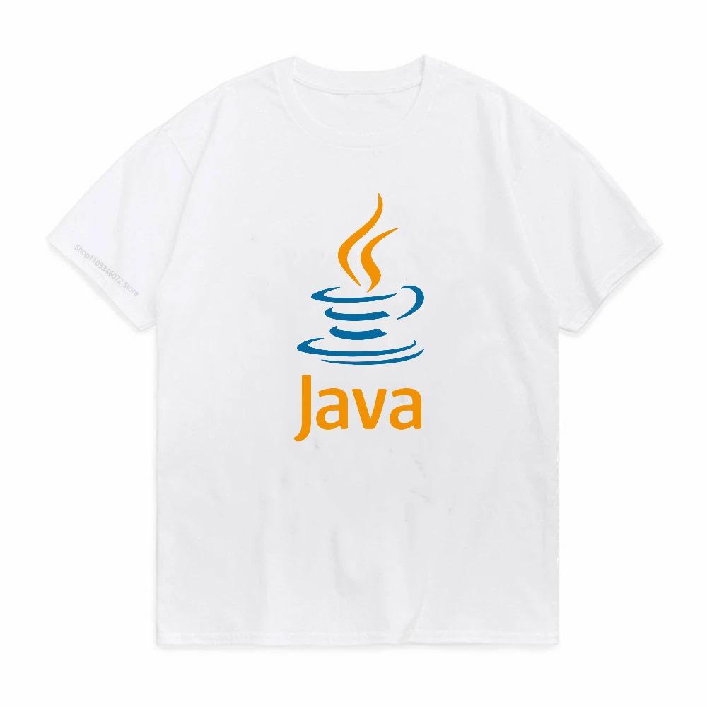 Java Design Funny Print Tshirt Unisex Summer Cotton Casual Cool Oneck Hip Hop Tee Breathable Short Sleeve Tshirt