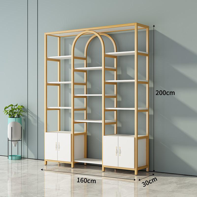 Elegant Display Stand: Nail Art and Skincare Storage Rack for Beauty Salons