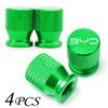Pour BYD Atto 3 Act 3 Tang F3 E6 Dmi Yuan Song plus EV 2022 2023 Accessoires de Voiture Bouchons de Valve de Pneu de Roue en Aluminium Bouchon de Couverture