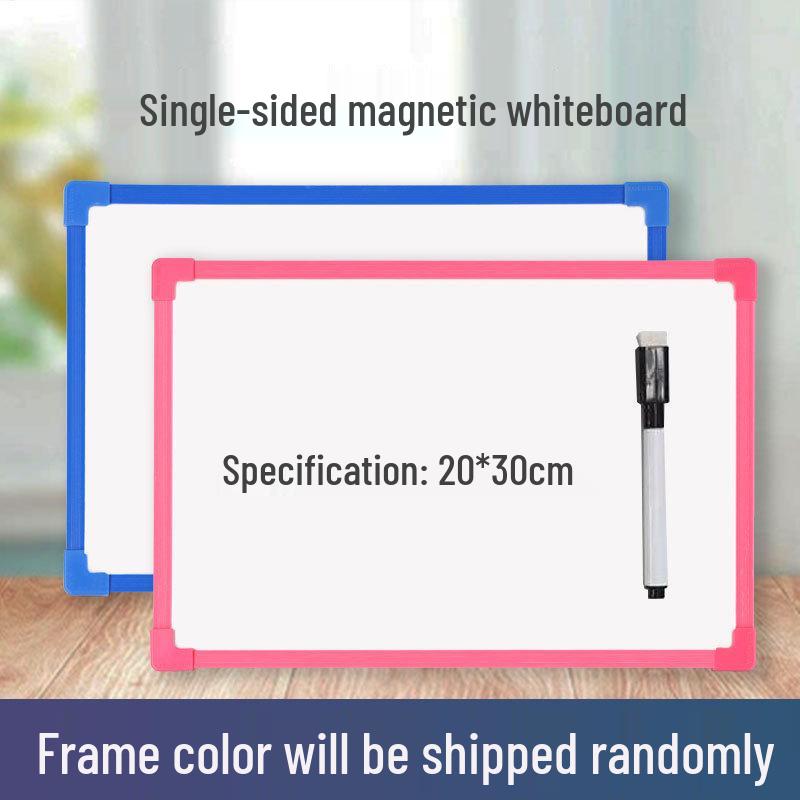 Double-Sided Magnetic Whiteboard/Blackboard for Kids – Compact, Erasable, and Perfect for Home Teaching and Doodling.