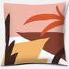 Warm Color Geometry Series Pillow Home Office Decoration Pillow Bedroom Sofa Car Cushion Cover