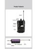 Wireless Lavalier Headset Microphone for Singing, Stage, and Outdoor Use - Anti-Howling for Live Streaming and Teaching