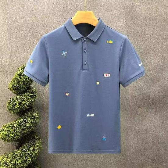 

Мужская рубашка с отложным воротником, свободная, с короткими рукавами средней длины, с принтом на пуговицах, однотонный пуловер, повседневная одежда на каждый день L белый