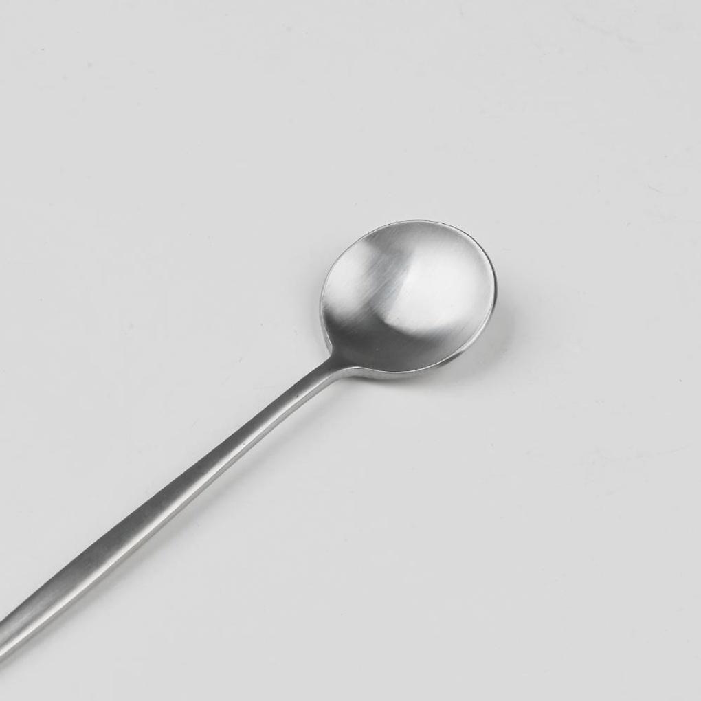 Avella Matt Edelstahl Teelöffel Silber