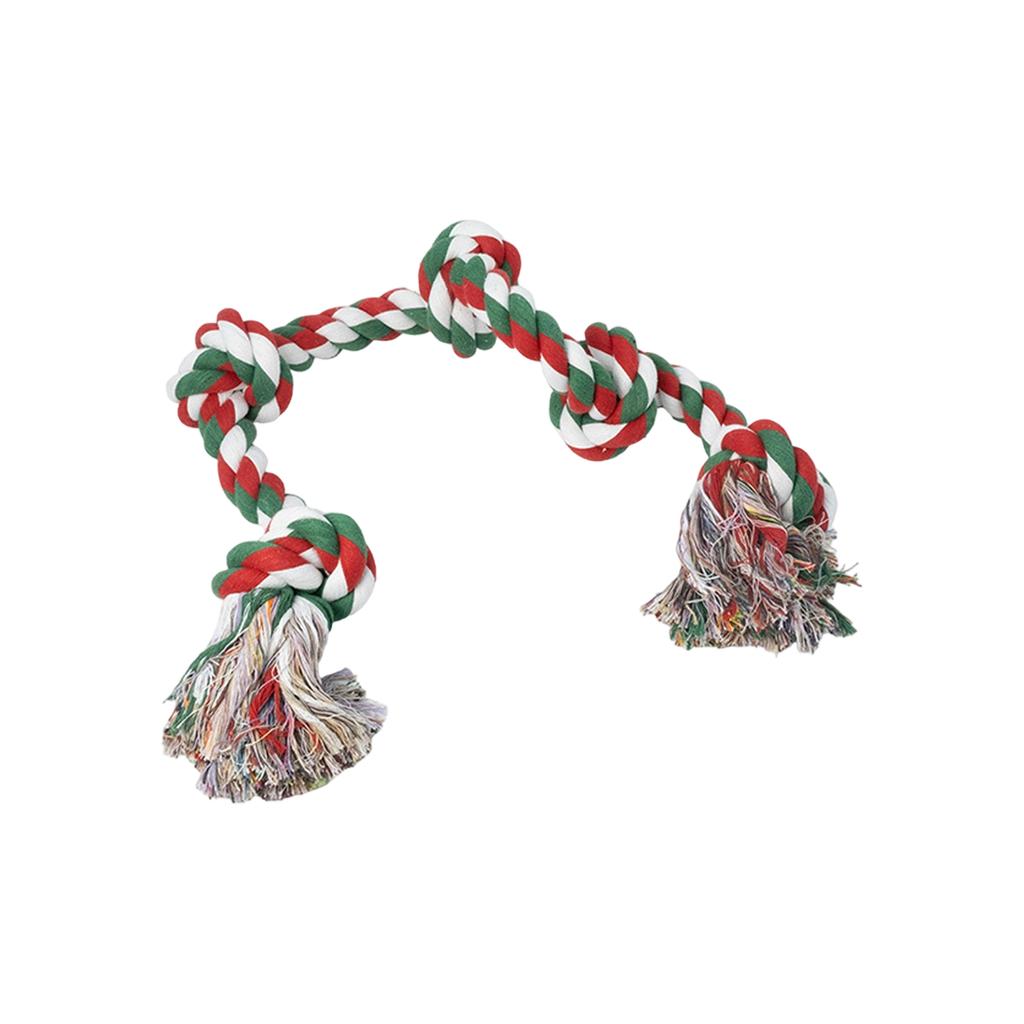 Handmade Knitted Cotton Rope Pet Supplies, In-Stock , Pullable Corn Chew Toy Interactive Dog Toy