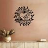 Metal Family Name Sign, Personalized Wall Art, Housewarming Gift, Wedding Decor, Metal Monogram