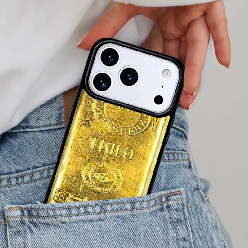 Switzerland Fine Gold Phone Case for iPhone 17ProMax 12 13 14 15 16e 17 Pro Max Plus Air Cover