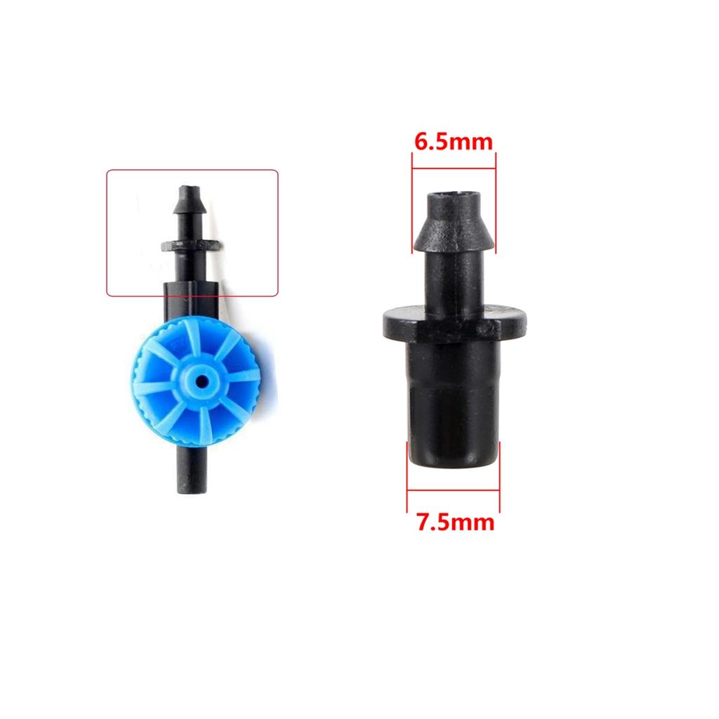 50/100/200Pcs Garden Hose Connectors 4/7mm Hose Single Barbed Straight Joints for Drip Irrigation System and PVC Pipe Fittings